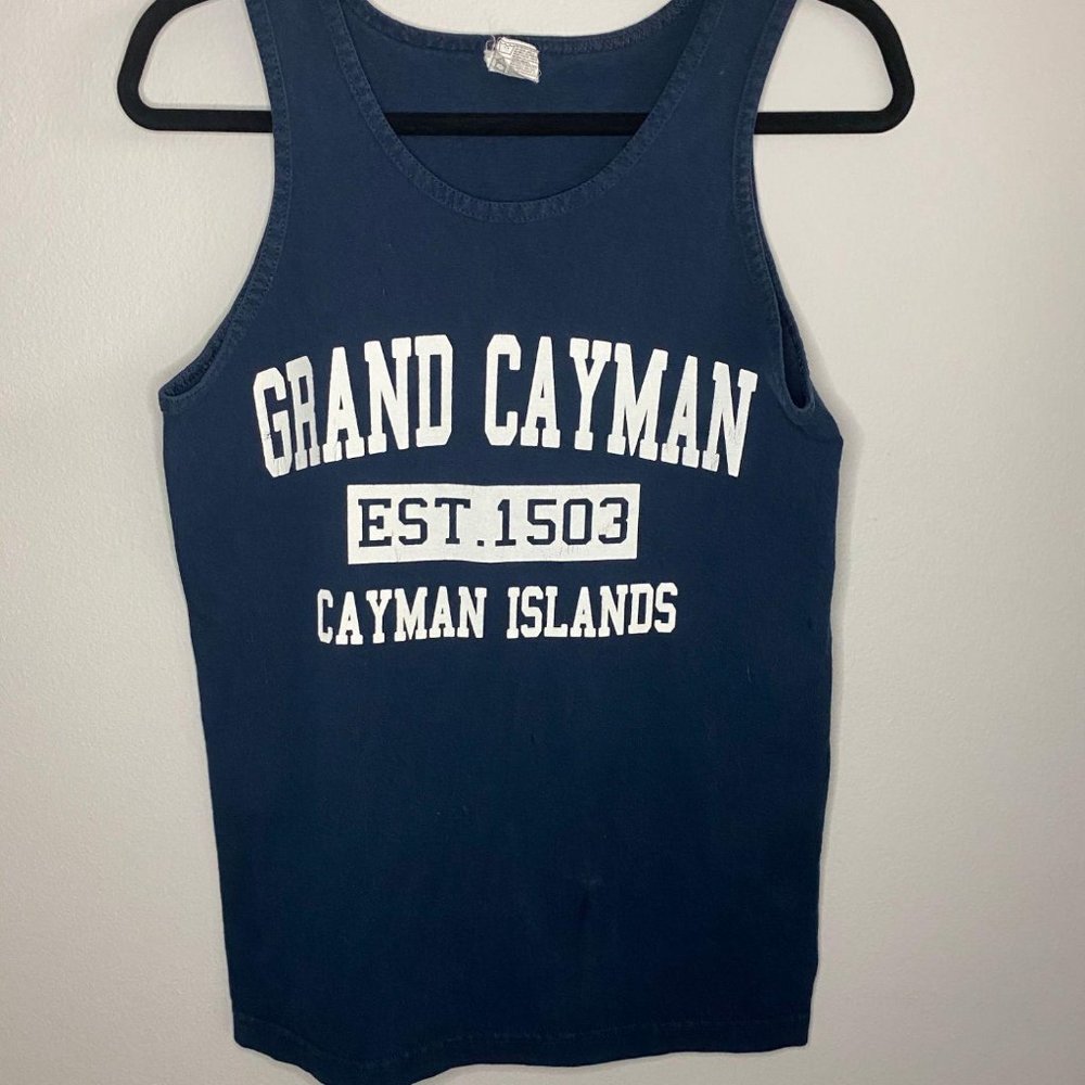 Navy Blue Beach Tank